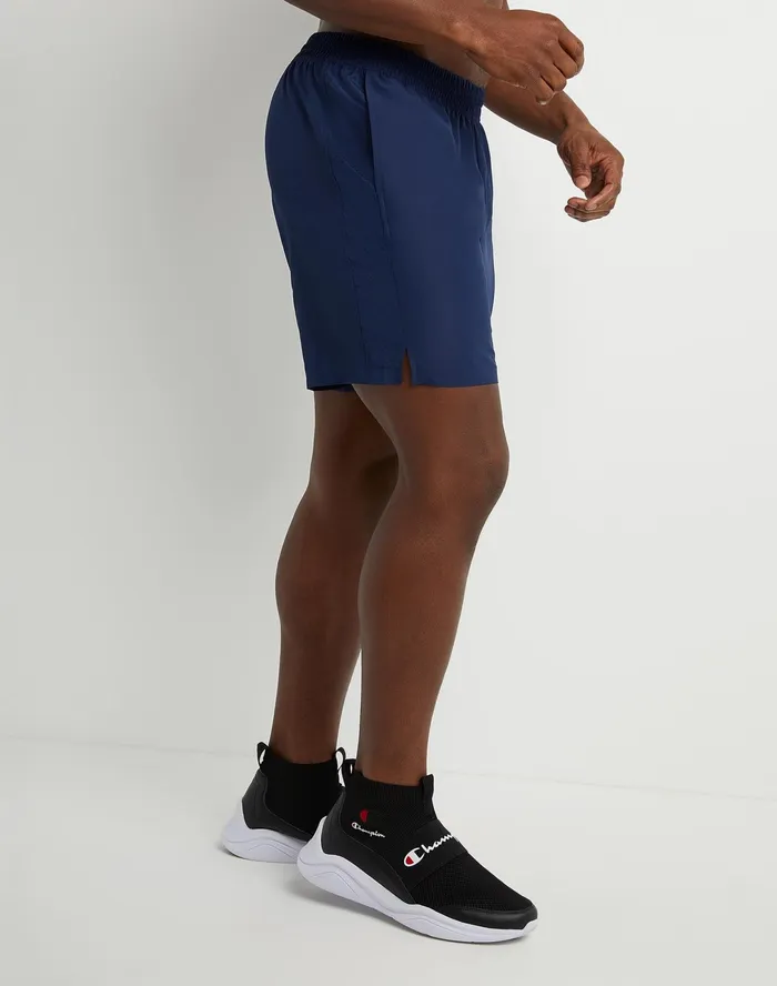 Woven Sports Shorts 7034 Athletic Navy Men Champion Shorts