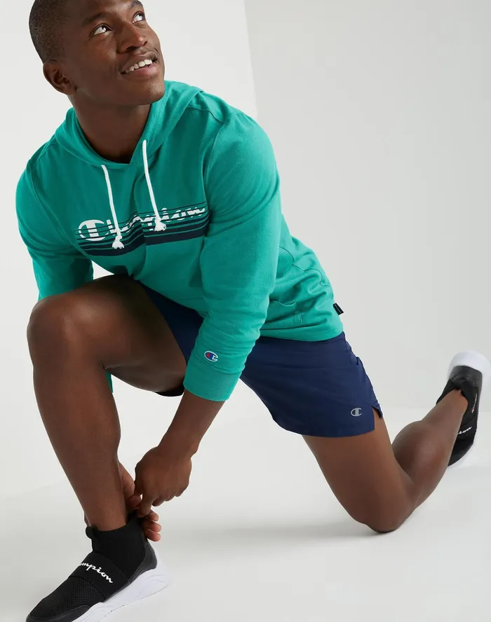 Woven Sports Shorts 7034 Athletic Navy Men Champion Shorts