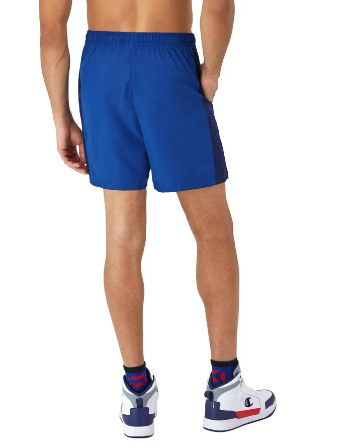Woven Sports Shorts 7034 Steel Blue Inkathletic Navy Men Champion Shorts